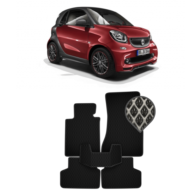 EVA килимки в салон Smart Fortwo III 2014 - т.ч.