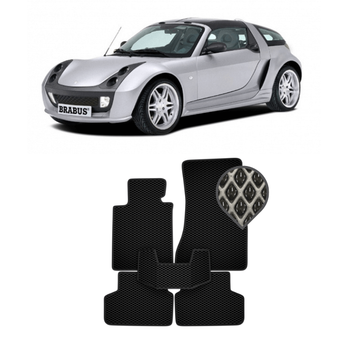 EVA килимки в салон Smart Roadster 2002 - 2006