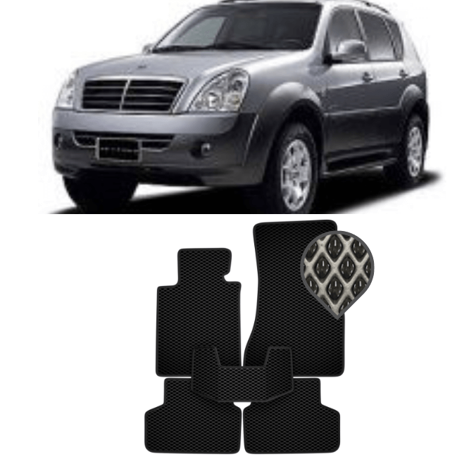 EVA коврики в салон Ssang Yong Rexton I, II 2002 - 2012