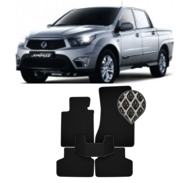 EVA коврики в салон SsangYong Actyon Sports II 2012 - 2016