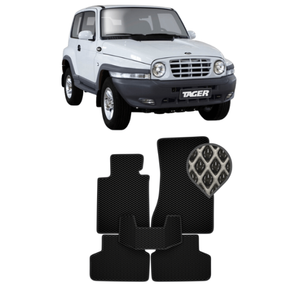 EVA коврики в салон SsangYong Korando II (1996 - 2006)