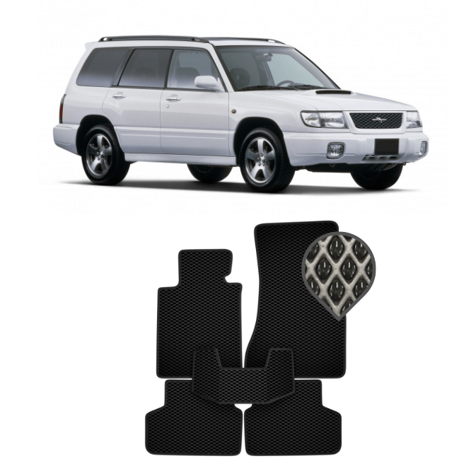 EVA коврики в салон Subaru Forester I 1997 - 2002