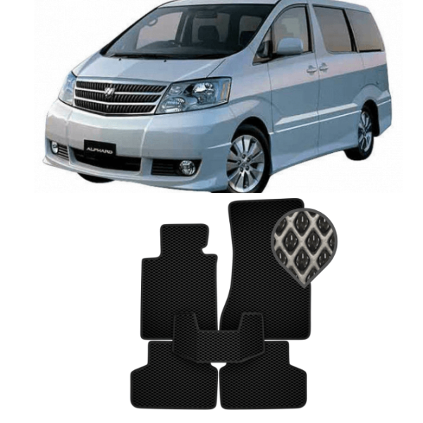EVA коврики в салон Toyota Alphard 2002 - 2008 I поколение 7 мест EVA коврики в салон Toyota Alphard 2002 - 2008 I поколение 7 мест