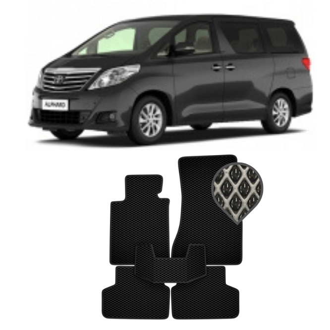 EVA килимки в салон Toyota Alphard 2008 - 2014 (H20)