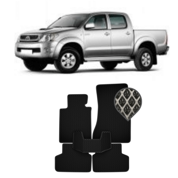 EVA килимки в салон Toyota Hilux VII 2006 - 2015