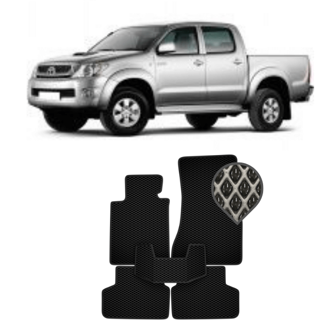 EVA коврики в салон Toyota Hilux VII 2006 - 2015