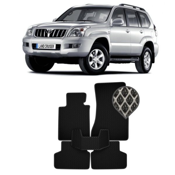 EVA килимки в салон Toyota Land Cruiser Prado 120 2002 - 2009