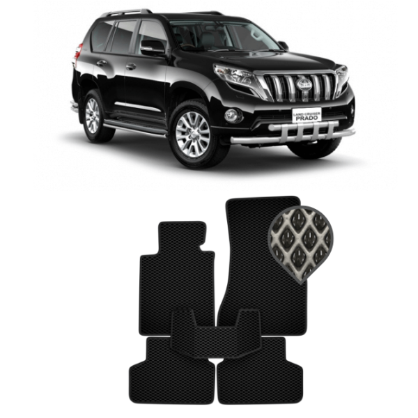 EVA килимки в салон Toyota Land Cruiser Prado 150 2013 - 2017