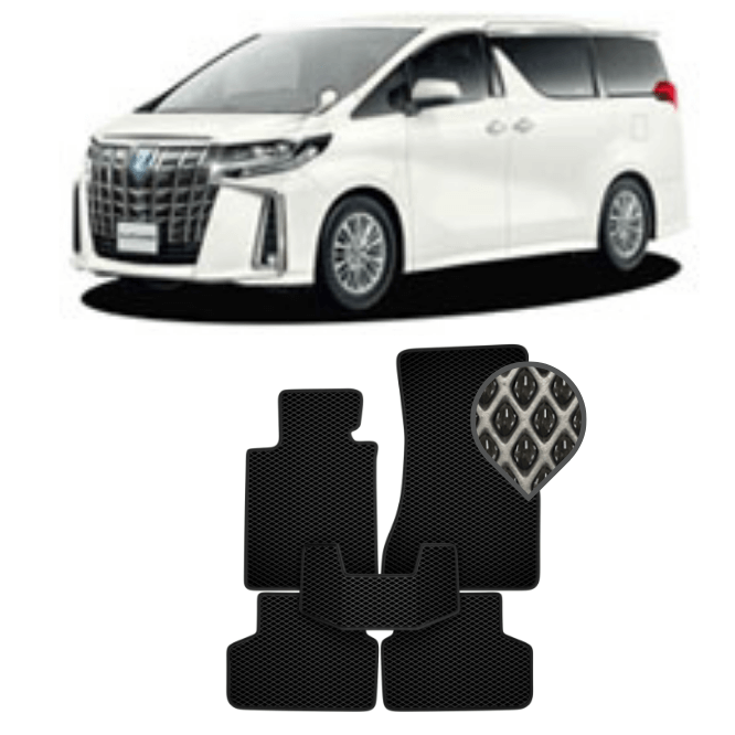 EVA килимки в салон Toyota Alphard III 2015 - т.ч. 6 місць