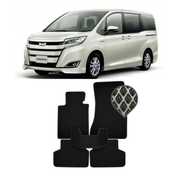 EVA килимки в салон Toyota Noah III R80 2014 - т.ч. 7 місць