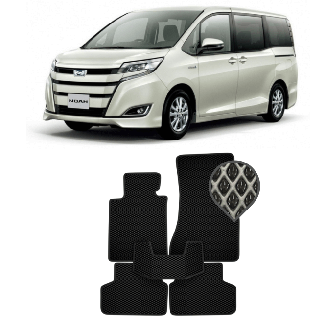 EVA килимки в салон Toyota Noah III R80 2014 - т.ч. 8 місць