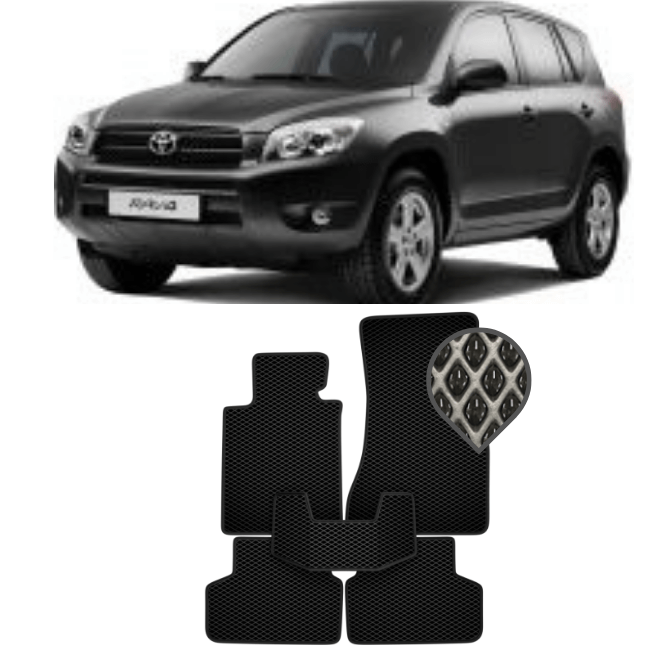 EVA килимки в салон Toyota RAV 4 III Long (XA30) 2006 - 2012