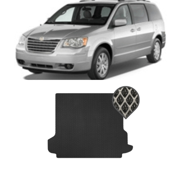 EVA килимок в багажник Chrysler Town Country з 2ма підлокітниками