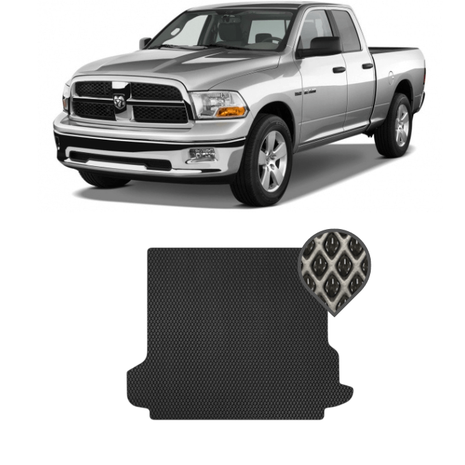 EVA килимок в багажник Dodge Ram IV (DS/DJ) (1500/полуторна кабіна) 2008 - 2019