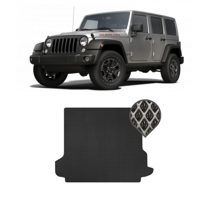 EVA килимок в багажник Jeep Wrangler III (JK) 5 дверей 2008 - 2017