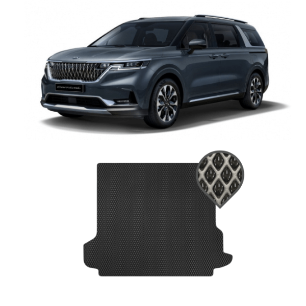 EVA килимок в багажник Kia Carnival IV 2020 - т.ч. (8 місць, 3 ряди)