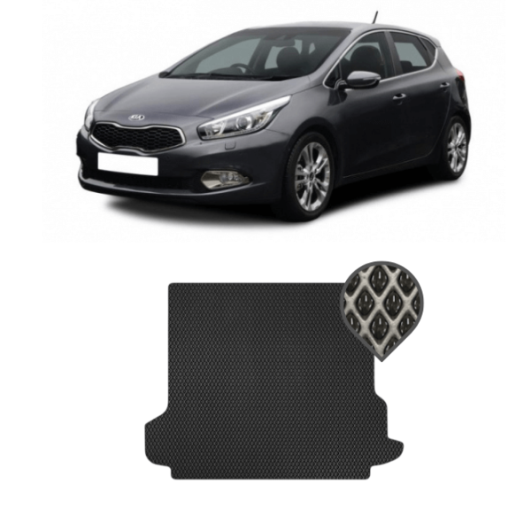EVA килимок в багажник Kia Ceed II 2012 - 2018 (хэтчбек)