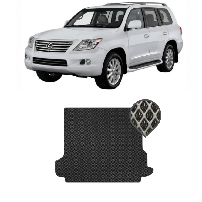 EVA килимок в багажник Lexus LX III 2007 - 2012