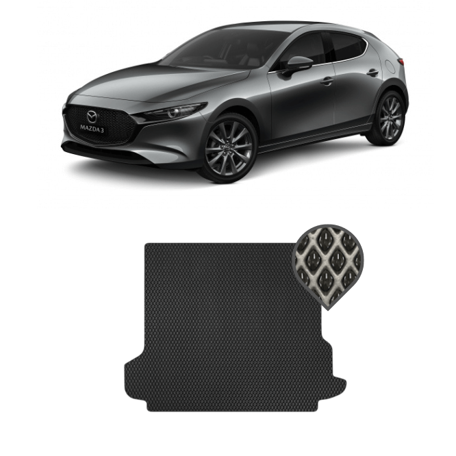 EVA килимок в багажник Mazda 3 (BP) 2019 - т.ч. хетчбек