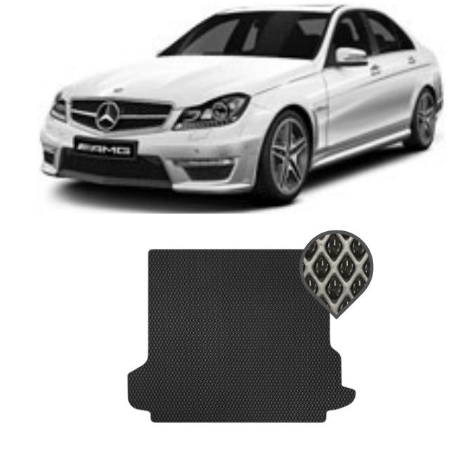 EVA килимок в багажник Mercedes C - клас W204 2007 - 2011