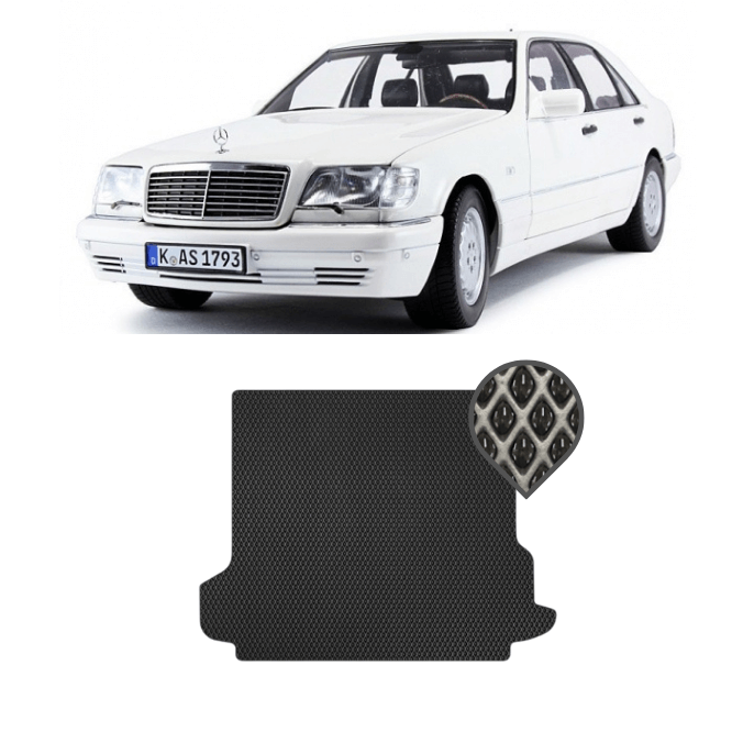 EVA коврик в багажник Mercedes S - клас W140 1991 - 1998