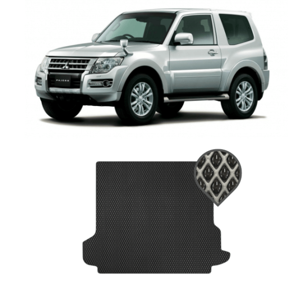 EVA коврик в багажник Mitsubishi Pajero (Montero) IV 2015 - н.в. (3 двери)