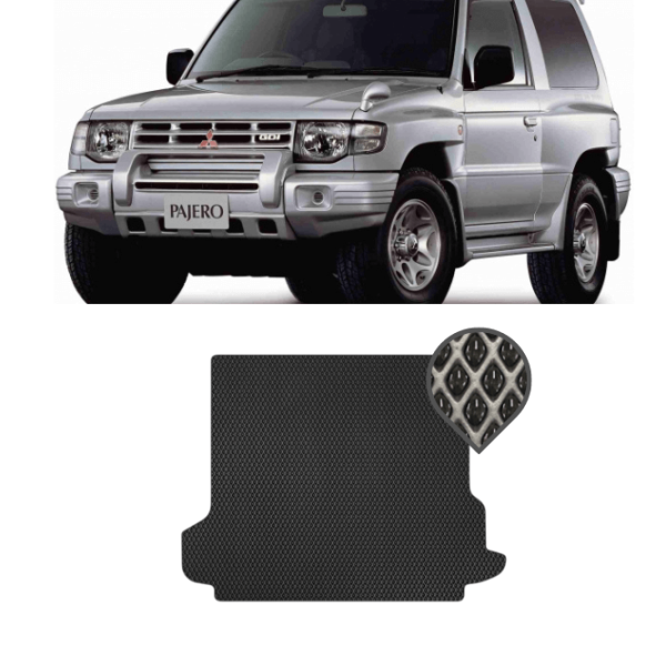 EVA коврик в багажник Mitsubishi Pajero II 1990 - 2004 3 двери