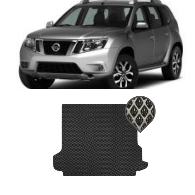 EVA килимок в багажник Nissan Terrano III 2014 - т.ч. (2WD)