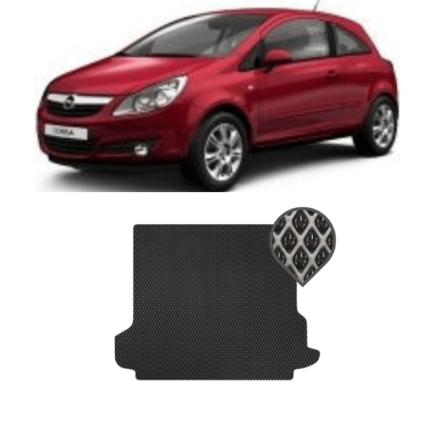EVA коврик в багажник Opel Corsa D 2006 - 2014 (купе)
