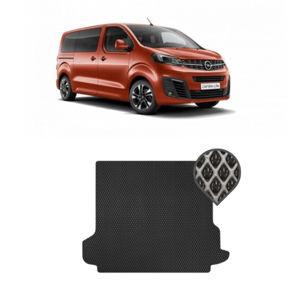 EVA коврик в багажник Opel Zafira Life 2019 - н.в.*