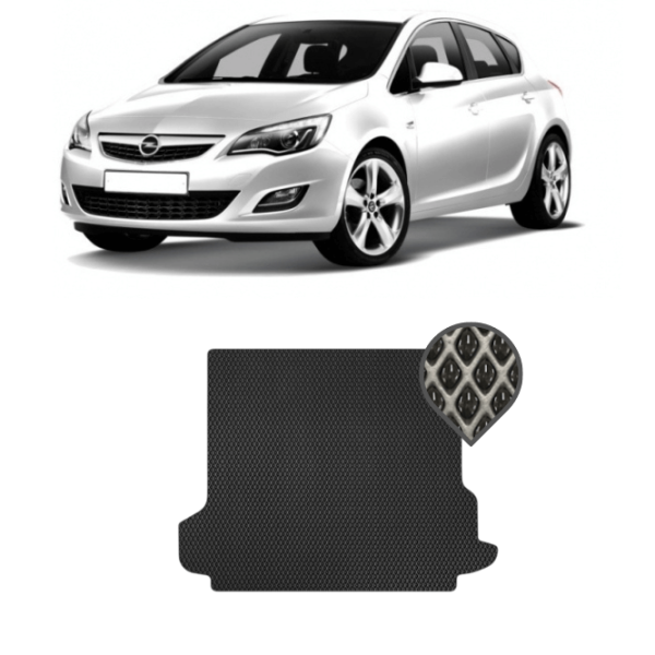 EVA коврик в багажник Opel Astra J (хэтчбек) 2010 - н.в.