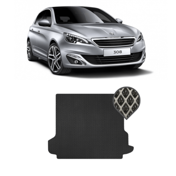 EVA килимок в багажник Peugeot 308 II 2013 - т.ч. EVA килимок в багажник Peugeot 308 II 2013 - т.ч.