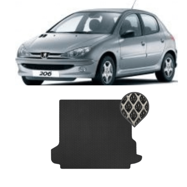 EVA килимок в багажник Peugeot 206 1998 - 2012 EVA килимок в багажник Peugeot 206 1998 - 2012
