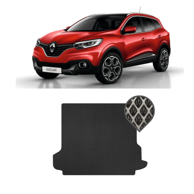 EVA килимок в багажник Renault Kadjar I 2015 - т.ч.