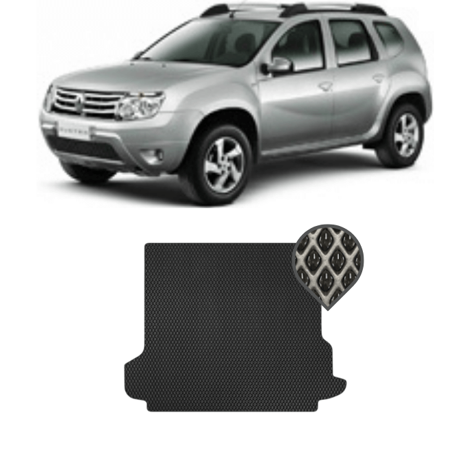 EVA коврик в багажник Renault Duster 2011 - 2015 (передний привод)