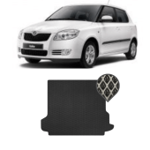 EVA коврик в багажник Skoda Fabia II 2007 - 2014