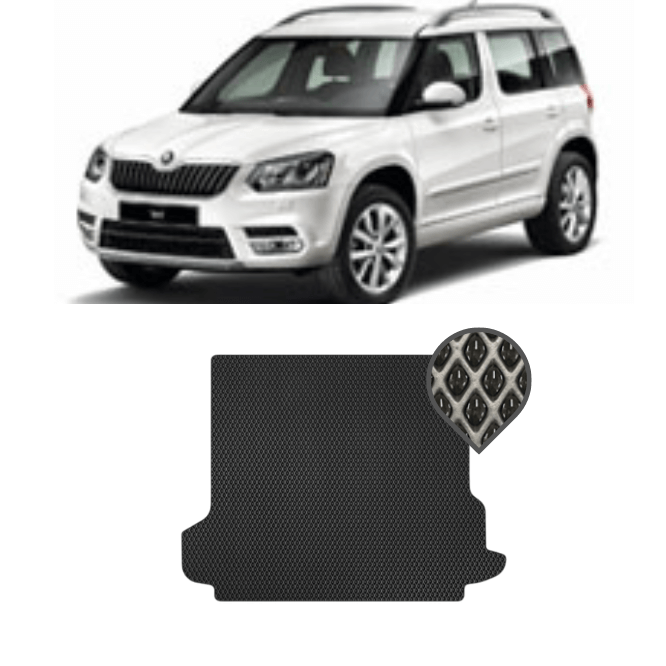 EVA килимок в багажник Skoda Yeti 2009 - 2018