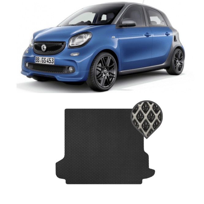 EVA килимок в багажник Smart Forfour II 2014 - 2020