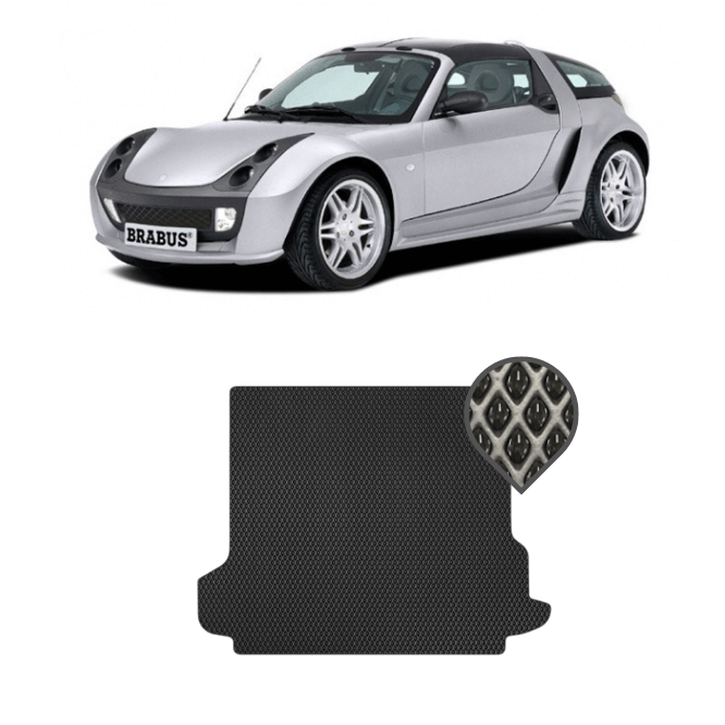 EVA килимок в багажник Smart Roadster 2002 - 2006