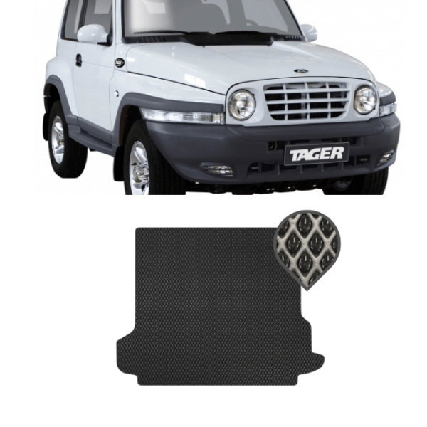 EVA коврик в багажник SsangYong Korando II (1996 - 2006)
