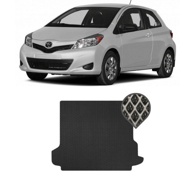 EVA килимок в багажник Toyota Yaris III 2013 - 2020