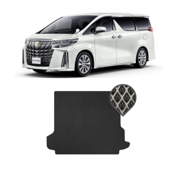 EVA коврик в багажник Toyota Alphard III 2015 - н.в. гибрид 6 мест EVA коврик в багажник Toyota Alphard III 2015 - н.в. гибрид 6 мест