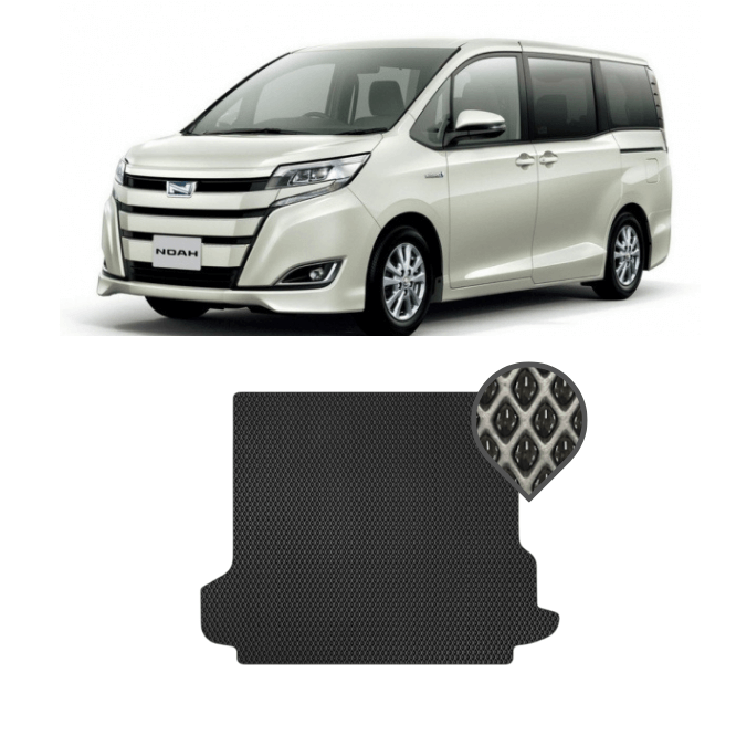 EVA килимок в багажник Toyota Noah III R80 2014 - т.ч. 7 місць