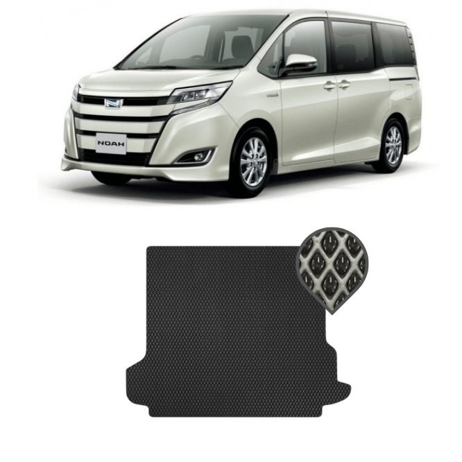 EVA килимок в багажник Toyota Noah III R80 2014 - т.ч. 8 місць