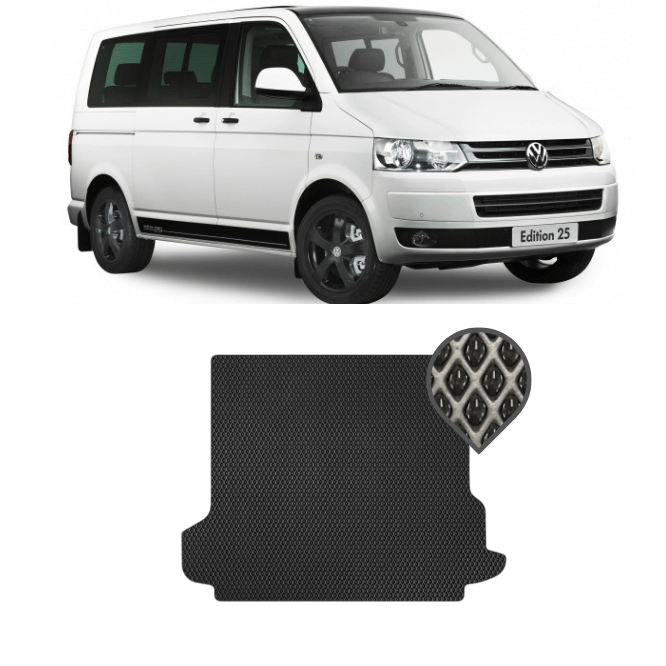 EVA килимок в багажник Volkswagen Caravelle T5 2003 - 2015 (коротка база)