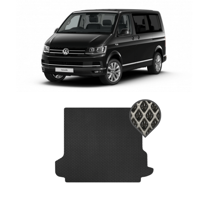 EVA килимок в багажник Volkswagen Caravelle T6 2015 - 2020 (коротка база)