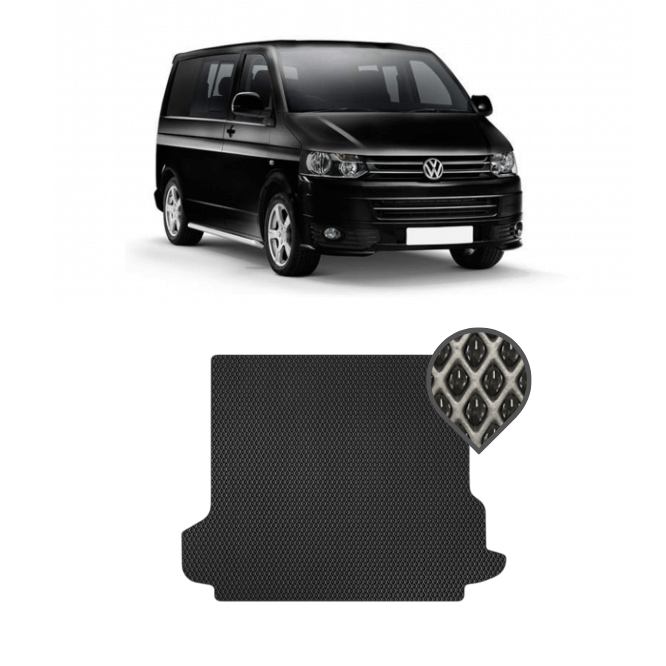 EVA килимок в багажник Volkswagen Caravelle T6.1 2019 - т.ч. (коротка база)
