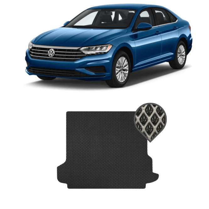 EVA килимок в багажник Volkswagen Jetta VII 2018 - т.ч.