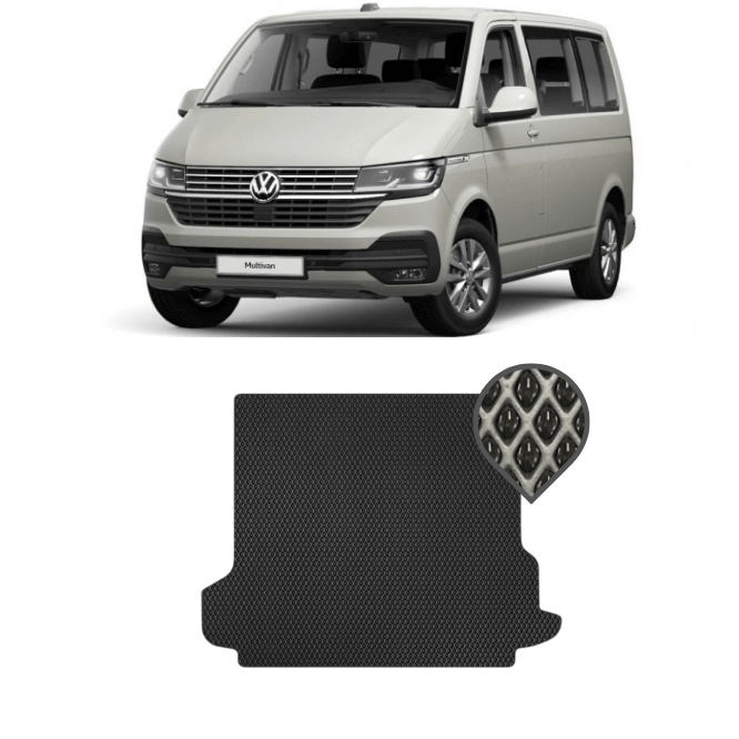 EVA килимок в багажник Volkswagen Multivan (T6.1) 2019 - т.ч. (довга база)*