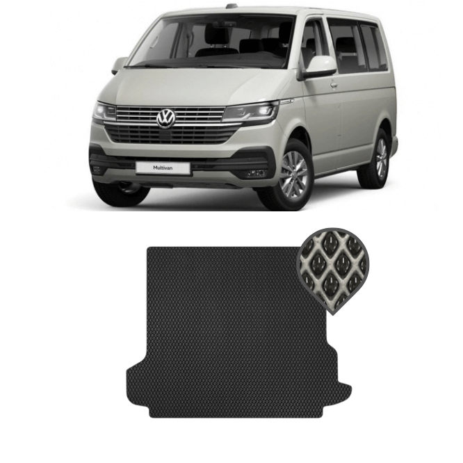 EVA килимок в багажник Volkswagen Multivan (T6.1) 2019 - т.ч. (коротка база)*